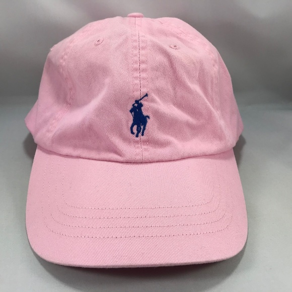 mens pink polo hat